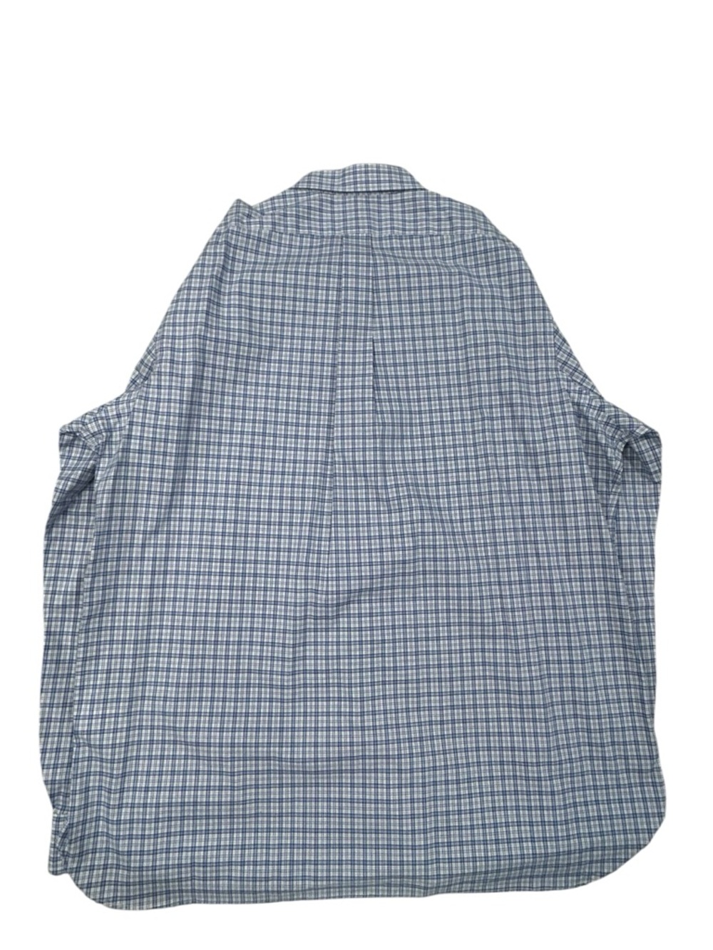 Ralph Lauren Easy Care Men’s Stretch Blue Plaid Button Down Shirt XXL Casual - Picture 5 of 9